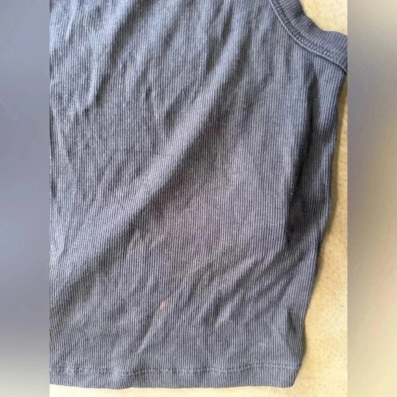 Sunday Best Cropped Ribbed Tank Top Brown Women’s Size XXS - Picture 2 of 9